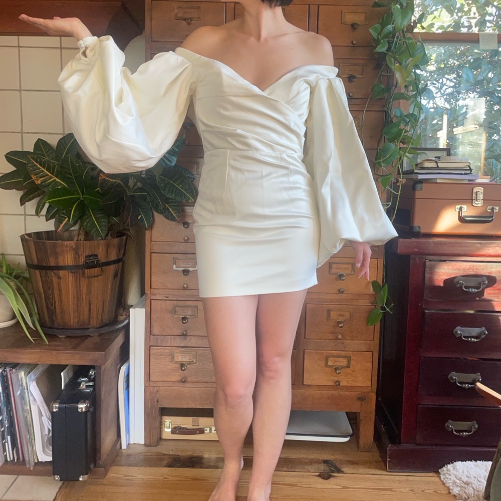 Small House of CB white mini dress